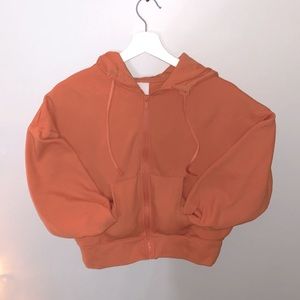Orange all in motion zip up🍊